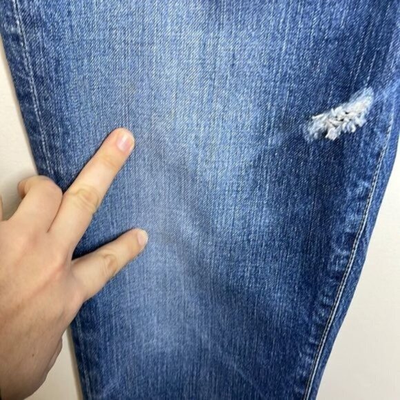 Adriano Goldschmeid 26 Phoebe Vintage High Waisted Tapered Leg Crop Jeans $255 - Picture 16 of 16